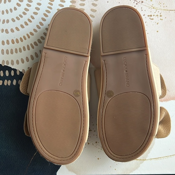 Lucky Brand platform leather sandals - Picture 8 of 10